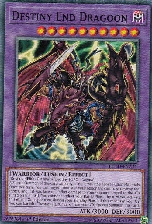 Destiny End Dragoon Card Front
