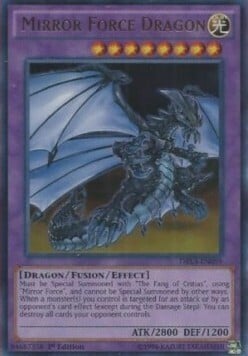 Drago Forza Riflessa Card Front