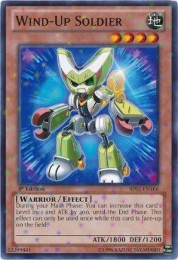 Wind-Up Soldier Card Front