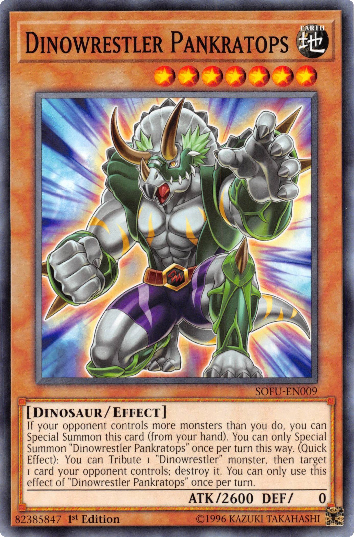 Dinowrestler Pankratops Soul Fusion YuGiOh! CardTrader