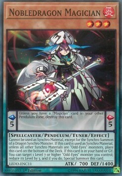 Nobledragon Magician Card Front