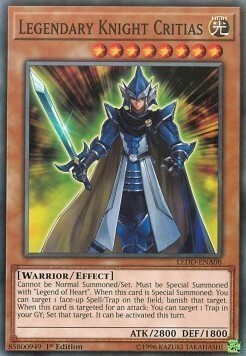 Legendary Knight Critias Card Front