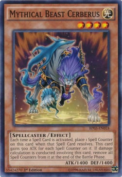 Mythical Beast Cerberus Card Front