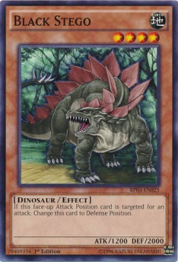 Stegosauro Oscuro Card Front