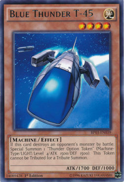 Thunder Blu T-45 Card Front