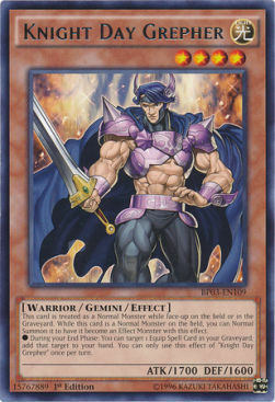 Knight Day Grepher Card Front