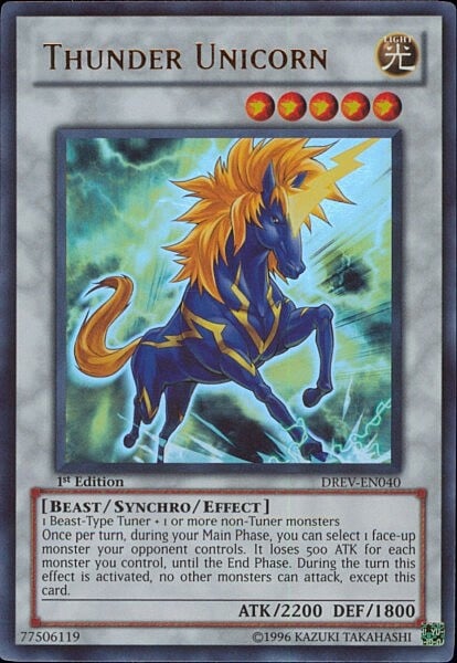 Unicorno del Tuono Card Front