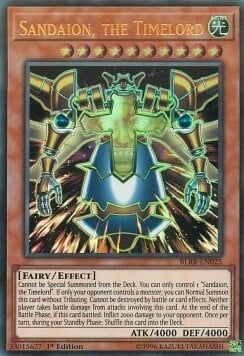 Sandaion, the Timelord Card Front