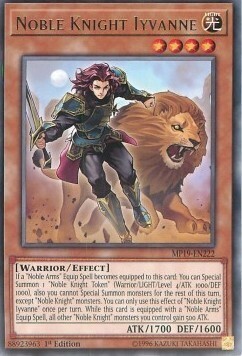 Noble Knight Iyvanne Card Front
