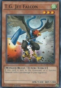T.G. Jet Falcon Card Front