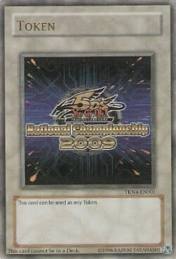 National Championship 2009 Token Card Front