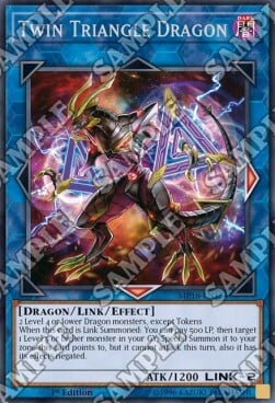 Twin Triangle Dragon Card Front