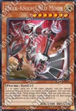 Mekk-Knight Red Moon Card Front