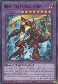 Drago Pendulum Occhi Runici Card Front