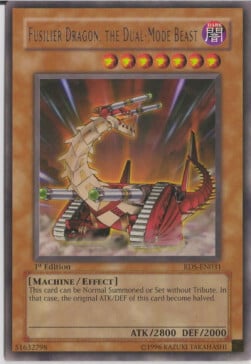 Drago Fuciliere, la Bestia Versatile Card Front