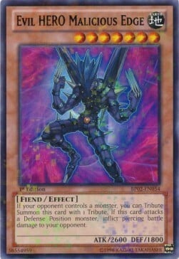 Evil Hero Malicious Edge Card Front