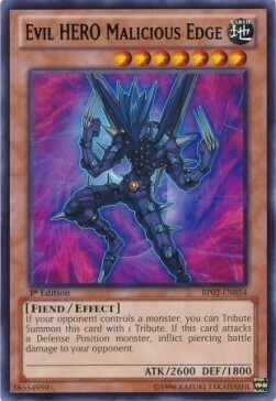 Evil Hero Malicious Edge Card Front