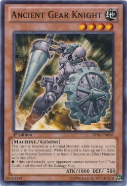 Ancient Gear Knight Card Front