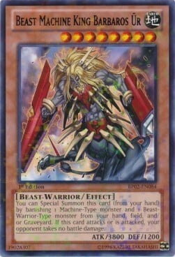 Beast Machine King Barbaros Ür Card Front