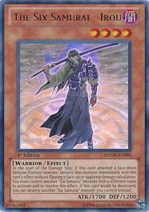I Sei Samurai - Irou Card Front