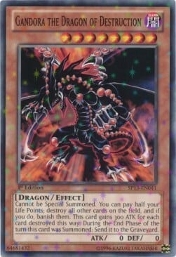 Gandora, il Drago della Distruzione Card Front