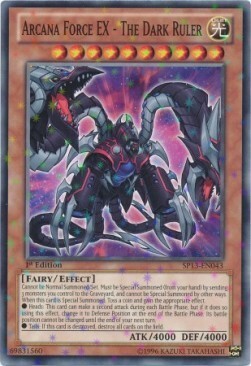 Arcana Force EX - The Dark Ruler Card Front