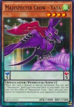 Majespecter Crow - Yata Card Front