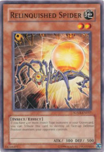 Relinquished Spider Card Front