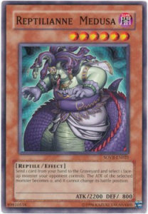 Reptilianne Medusa Card Front