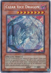 Clear Vice Dragon Card Front