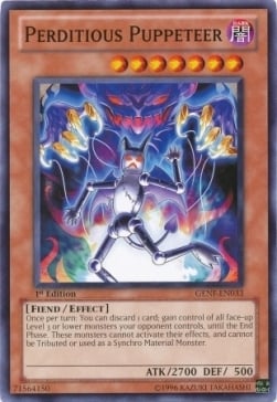 Perditious Puppeteer Card Front