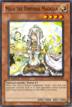 Milla the Temporal Magician Card Front