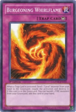 Burgeoning Whirlflame Card Front