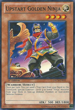 Ninja Dorato Arrivista Card Front