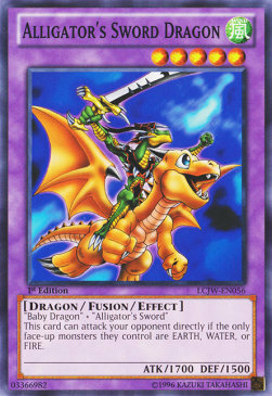 Dragón del Aligátor de la Espada Frente
