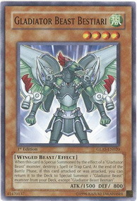 Gladiator Beast Bestiari Card Front