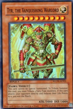 Tyr, il Conquistatore Signore della Guerra Card Front