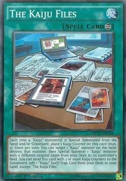 The Kaiju Files Card Front