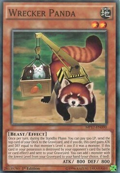 Wrecker Panda Card Front