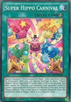 Super Carnevale Ippopotamo Card Front