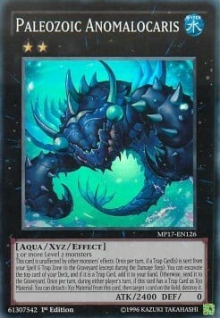 Anomalocaride Paleozoica Card Front