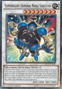 Superheavy Samurai Ninja Sarutobi Card Front