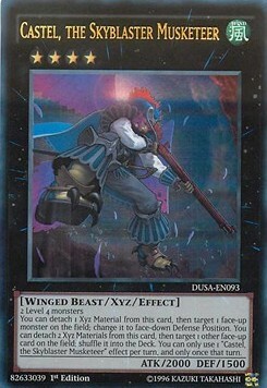 Castel, the Skyblaster Musketeer Card Front