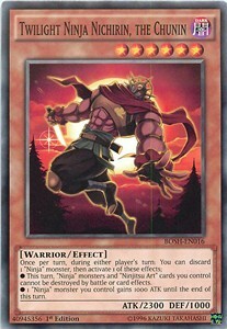 Twilight Ninja Nichirin, the Chunin Card Front