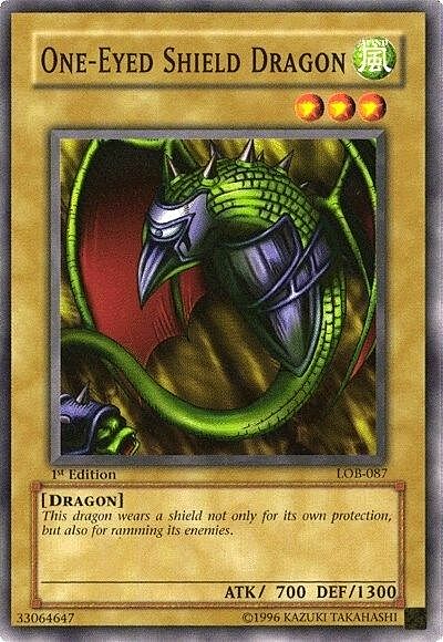 Drago con Scudo Card Front