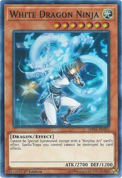 Ninja Drago Bianco Card Front