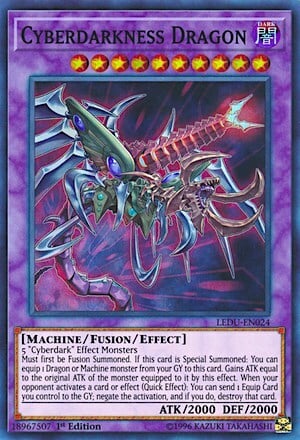 Cyberdarkness Dragon Card Front