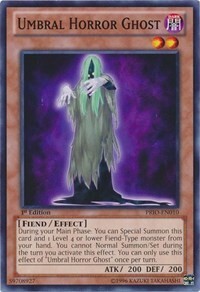 Umbral Horror Ghost Card Front