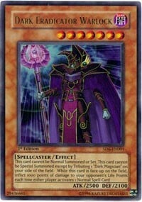Dark Eradicator Warlock Card Front