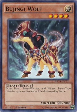 Bujingi Wolf Card Front